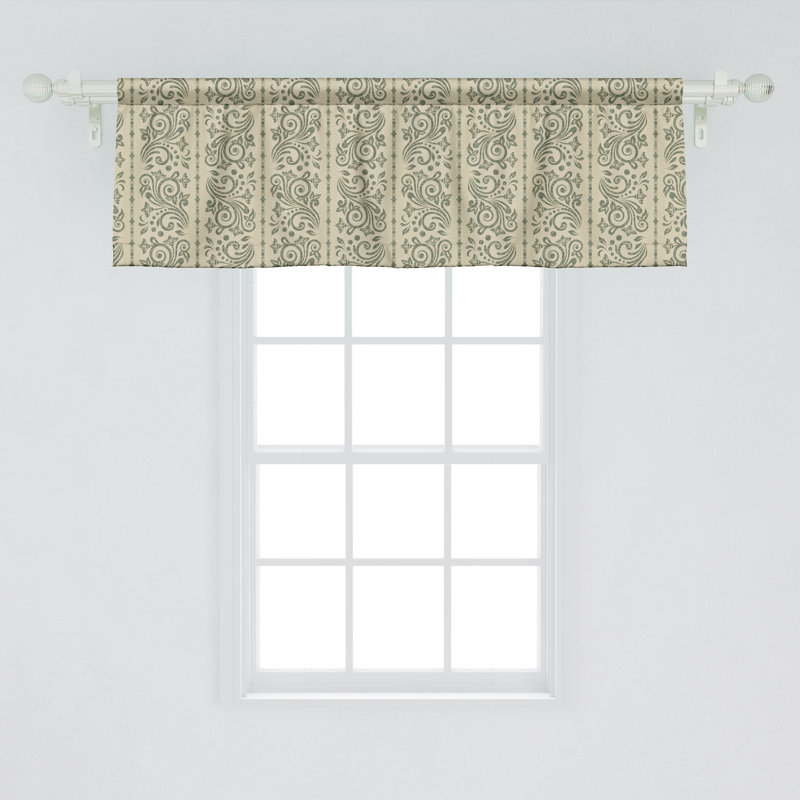 Cantonnière Ambesonne Victorian, paquet de 2, L 54 po x L 18 po