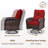 Outdoor Swivel Wicker Glider Patio Chairs with Table Set-1690501050