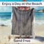 Ensemble de 6 serviettes de plage turques Lavish Home - surdimensionnées serviettes de plage 39 po x 71 po - Ensemble de couvertures légères en vrac - Accessoires de piscine sans sable à séchage rapide pour salle de bain, piscine, voyage ou pique-nique (multicolore)