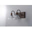 Éclairage pour meuble-lavabo texturé bronze café avec abat-jour en verre transparent-1962059520-1959730804