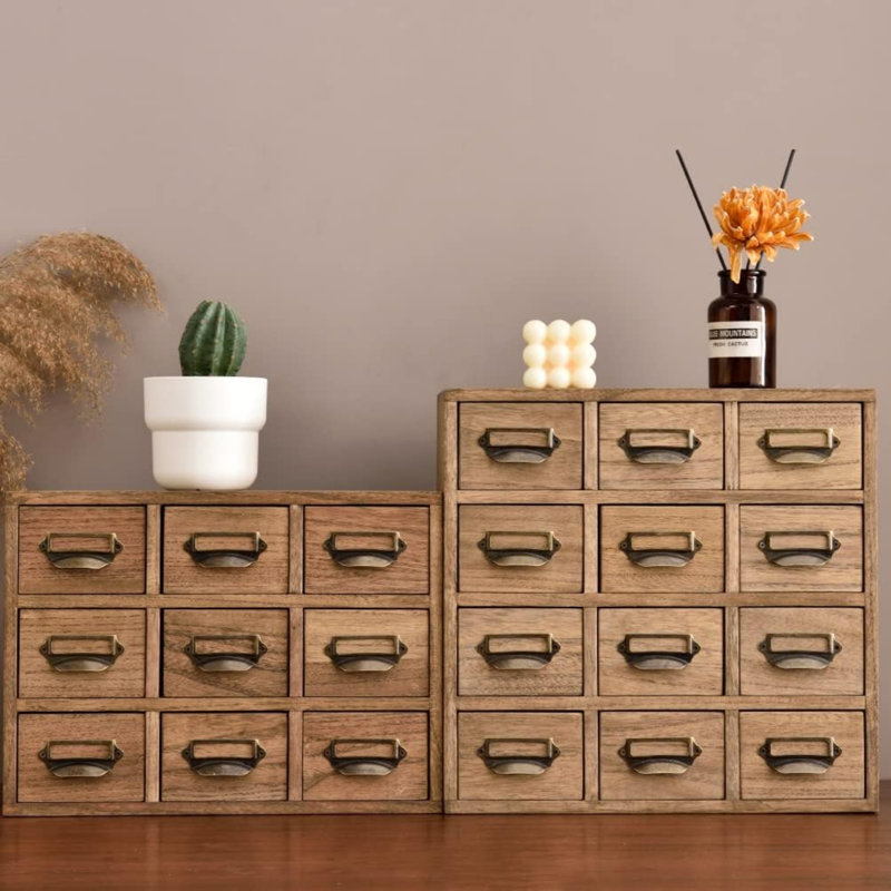 Solid Wood Desk Organiser
