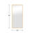 Barnaba Metal Framed Full Length Mirror-666236032-623827424