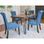 Ensemble de salle à manger exquis avec table en épingle à cheveux, quatre chaises et un banc pour une expérience culinaire améliorée et fonctionnelle-109067693-109067689