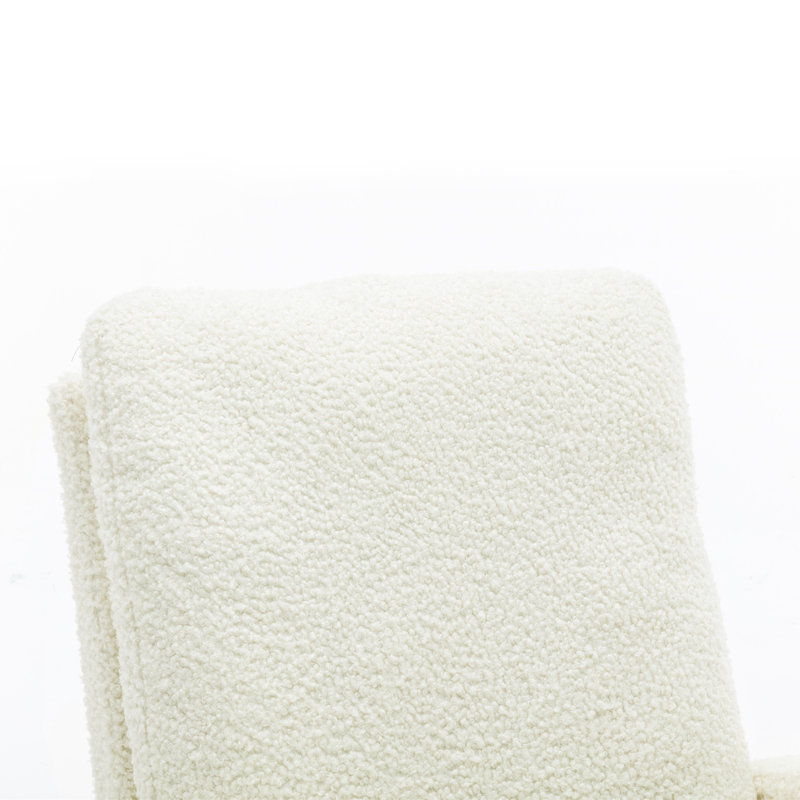 Chaise berçante de salon, Blanc