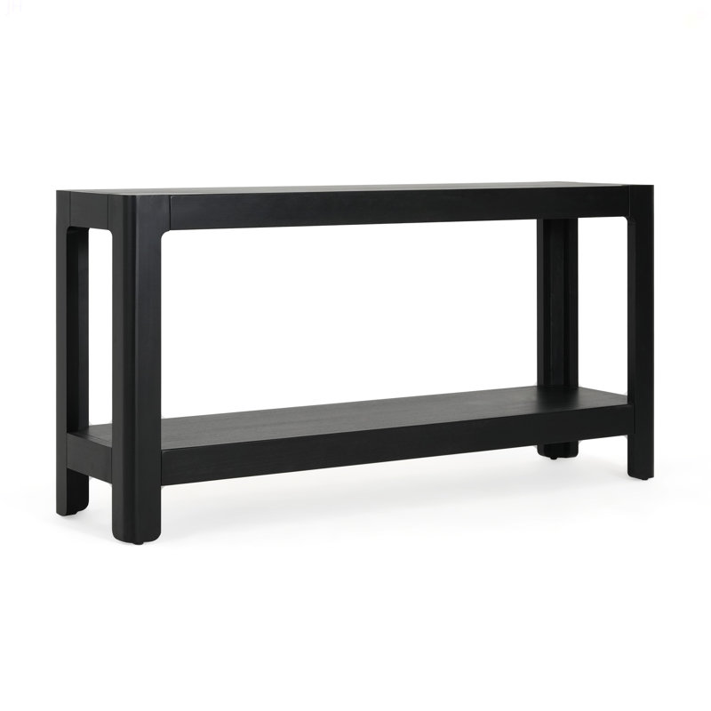 Console de style campagnard Mirod, Noir