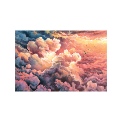 Warm Clouds - Print on Canvas