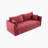 Vicente 85'' Modern Fabric Upholstered 3-Seater Sofa-272818200