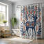 Scandi Christmas Designs - Rideau de douche standard 1 pièce-1330285635