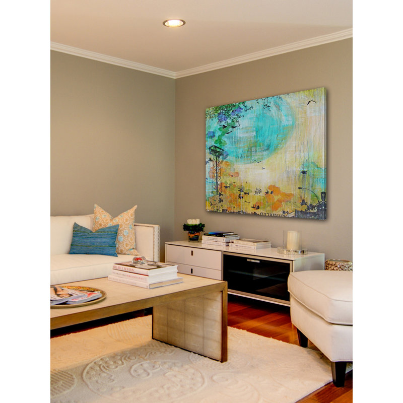 Nanda by Tracy Silva Barbosa - Wrapped Canvas Painting, 46 cm H x 46 cm W