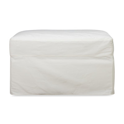 Savannah Slipcovered Ottoman