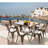Fransje 8 - Person Patio Dining Set with Rectangular Table