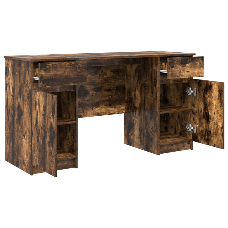 Computer Desk, Rustic Brown