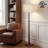 Nordic Solid Wood Floor Lamp With Linen Drum Shade, Walnut Finish Rubberwood Base, E26 Socket, Foot Switch, Ul Listed-697690719-690999913