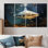 Underwater Shark Attack II - Requin, art mural 4 pièces pour le salon