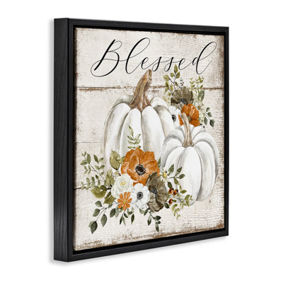 Art floral giclée par citrouille par LSR Design Studio