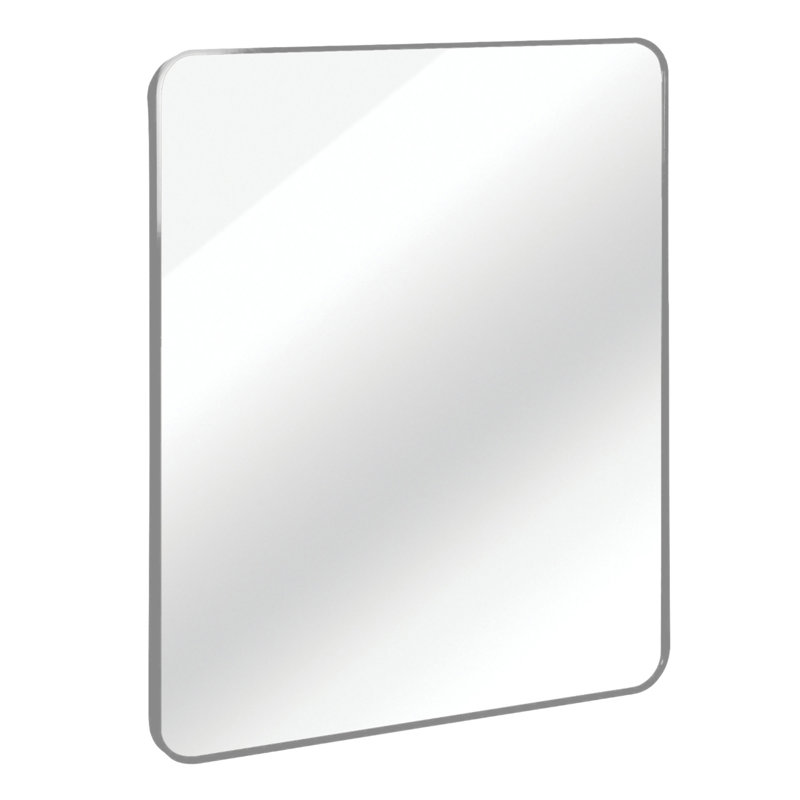 30 "X36" Rectangular Bathroom Wall Mirror, Rectangle, 36" x 30", Silver