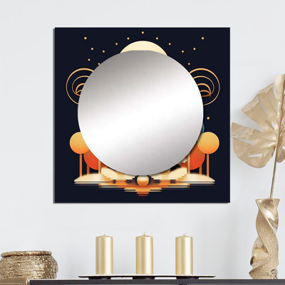 Josmarie - miroir mural géométrique moderne pour salle de bain