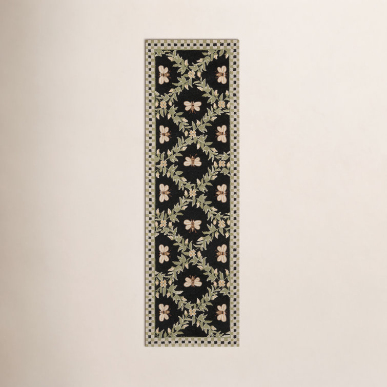 Hand Hooked Wool Southwestern Rug