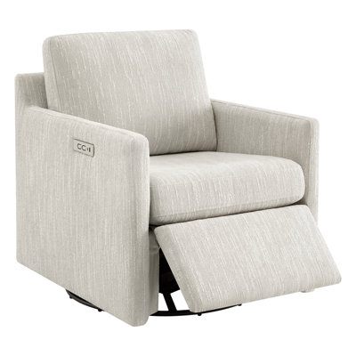 Bradner Upholstered Swivel Power Recliner