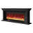 Black Solid Wood TV Cabinet Heating Fireplace-1808623213-1808623210