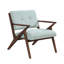 Chaise d'appoint Mid-Century l 30 po avec coussins