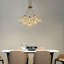 Lustre en verre poli 19 lumières à hauteur réglable, ampoules G9 à intensité variable, homologuées ETL-1548220298-1548220299