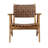 Sutri Leather Woven Armchair