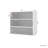 White Glass Door Shoe Box Shoe Storage Cabinet  With RGB Led Light-296119282