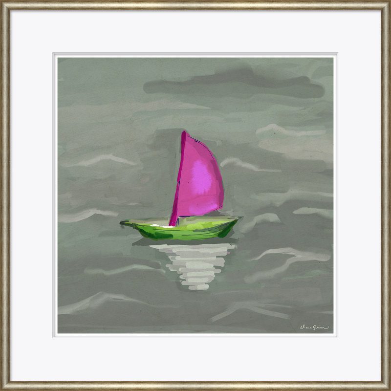 Plum Sloop Giclee Print by Dana Gibson