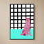 «Pink Leopard» par Elizabeth Medley - Impression sur toile