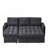 Avital Upholstered 78.25 " Chenille L-Shaped Sofa Bed-534662476