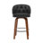 Swivel Upholstered Counter & Bar Stool With Wood Frame (Set Of 4)-118698171