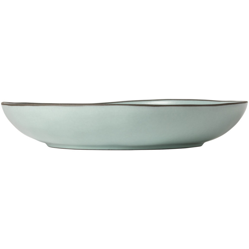 Stacked Organic Stoneware Serving Bowl, Sky
