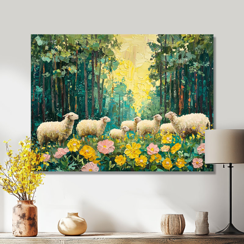 Art mural sur toile Drinda, H 30 po x l 40 po, Toile tendue, Ne s’applique pas