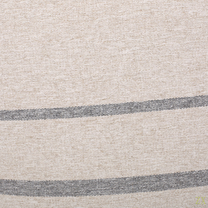 Pouf rond 5 pieds Bohemio, Tissu gris