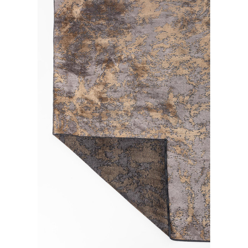 Rapture Abstract Area Rug, Square 9'10"