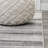 Orellana Gradient Striped Gray/Black Rug-1263911705
