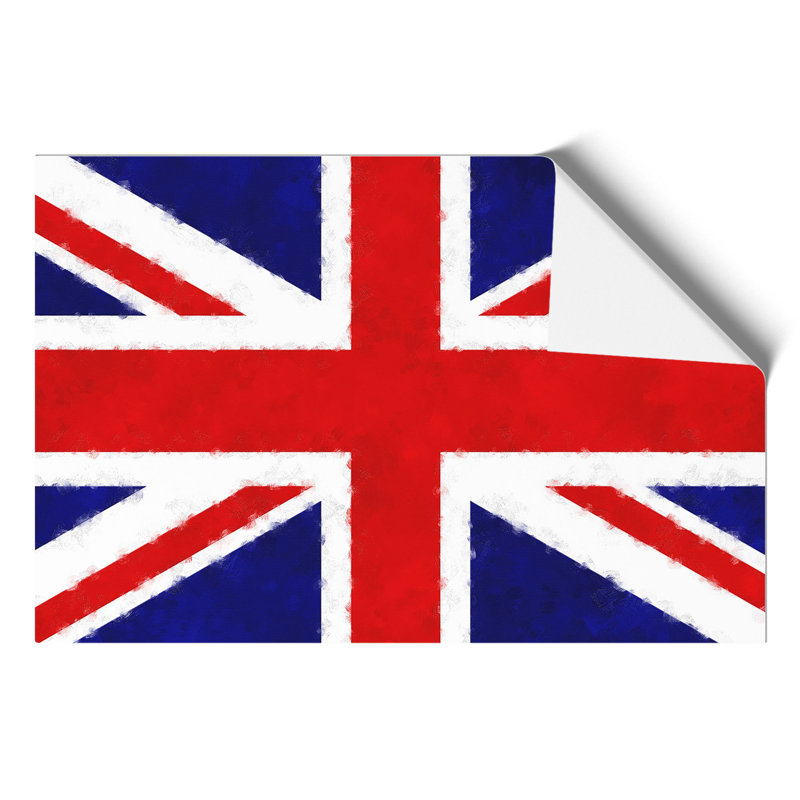 Union Jack British Flag Vol.1 - No Frame Print, 42cm H x 59cm W x 0.1cm D