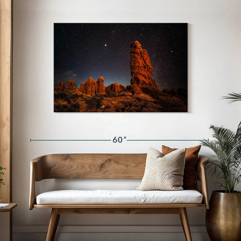 Alvord étoiles sur le jardin d'Eden, H 30 po x l 45 po