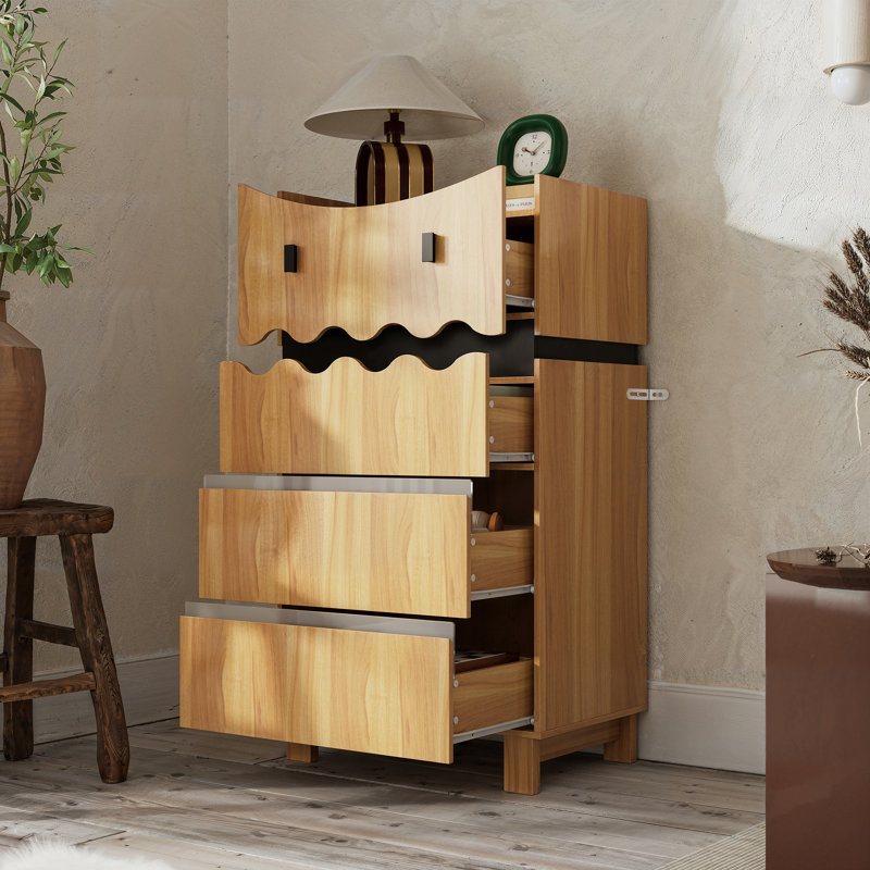 Armoire de rangement à 4 tiroirs à motif monstre