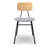 Budd 17.5'' H Faux Leather Upholstered Metal Side Chair-823741237
