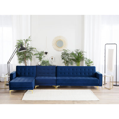 Childers 5 Seater Velvet Sofa Bed