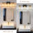 24'' 3 Light  Black Gold Dimmable Vanity Light With Crystal Shade 