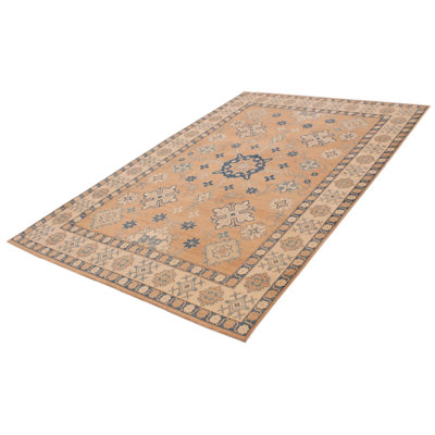 Alathea One-of-a-Kind Rectangle 8'5" X 12'8" 1990's Wool Area Rug Tan