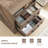 Breshauna 24" Tall Farmhouse Nightstand With Charging Station, Wood End Table With With 2 Drawers, Built-In Outlets-179736027