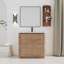 36'' Freestanding Vanity For Bathroom With Ceramic Sink, Soft - Closing Hinges, And Three Tier Storage Space Efficient Solution Silent Close Doors, Ample Bottom Practical Elegant