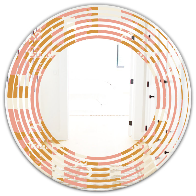 Miroir mural Wave, H 23,6 po x l 23,6 po