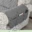 Housse de canapé pour canapé à 3 coussins, housse de canapé antidérapante pour chiens, housse de protection de meuble avec sangles élastiques en mousse pour chat (canapé XL, gris clair)-672788697-672788701