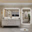 Miroir de salle de bain à DEL rétroéclairé sans cadre certifié Lunara UL-277096512