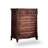 Black Solid + Manufactured Wood Accent Cabinet